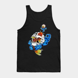 Fish through Skull Tank Top